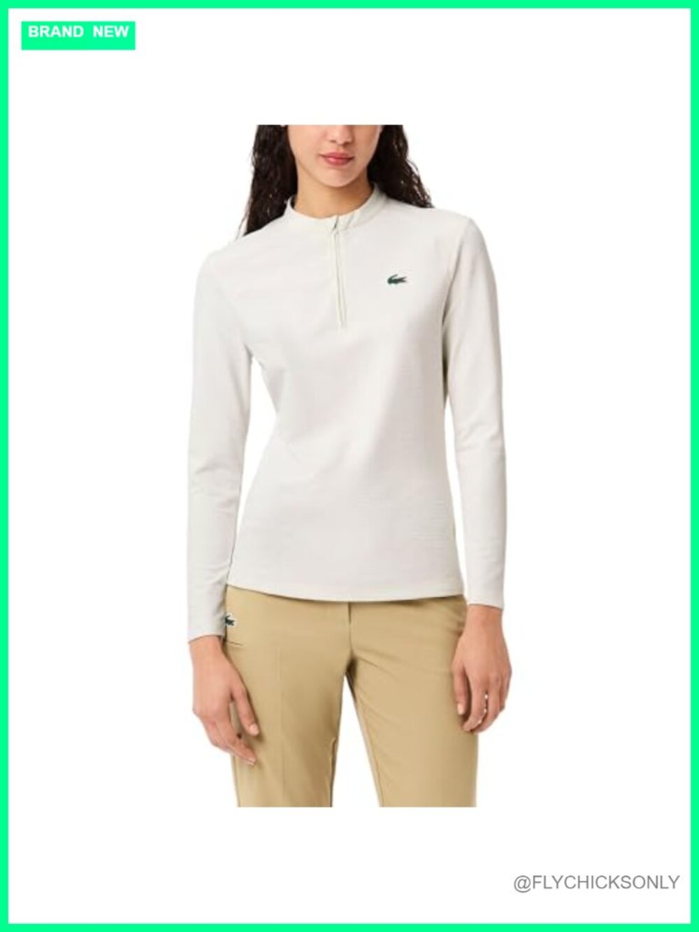 Lacoste Sport UV Protect Layering Sweatshirt UPF50+ Golf Tennis Top